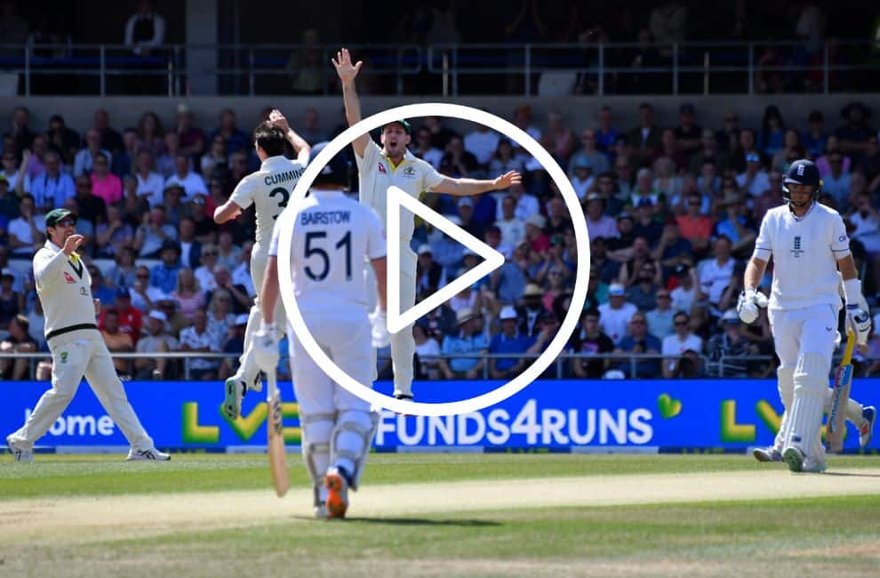 [WATCH] Pat Cummins Dismisses Joe Root For A Record 10th Time In Tests
